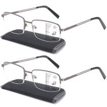 Óculos de leitura SKYOAK Progressive Multifocus 2.5 Gunmetal