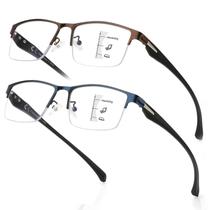 Óculos de leitura SKYOAK Progressive Multifocus, pacote com 2 unidades, 2,5x Óculos de leitura SKYOAK Progressive Multifocus, pacote com 2 unidades, 2,5x