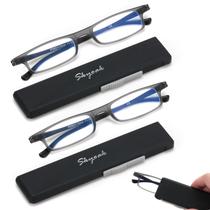 Óculos de leitura SKYOAK Ultra Thin TR90 Blue Light +1.5 (pacote com 2)