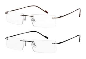 Óculos de leitura Success Eyewear Rimless 2.75 Strength Set Óculos de leitura Success Eyewear Rimless 2.75 Strength Set