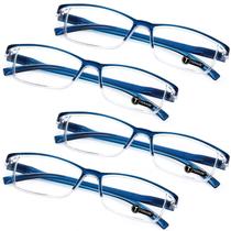Óculos de leitura TERAISE Anti-UV Blue Light Blocking 4 pares