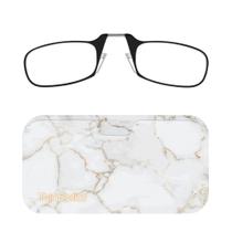 Óculos de leitura ThinOptics 44 mm Gold Marble +1,5 de ampliação