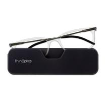 Óculos de leitura ThinOptics FrontPage Connect 2.5 com estojo