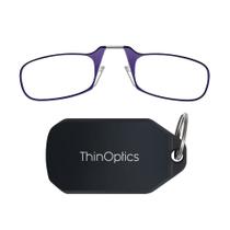 Óculos de leitura ThinOptics Keychain retangular 44mm +1,5
