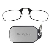 Óculos de leitura ThinOptics On-Nose Retangulares 44 mm +2,5