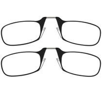 Óculos de leitura ThinOptics Retangulares Pretos 44mm +1 Óculos de leitura ThinOptics Retangulares Pretos 44mm +1