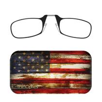 Óculos de leitura ThinOptics Universal Pod Case Rustic Flag