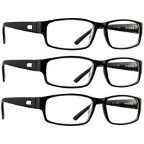Óculos de leitura TruVision Readers 9504H 2.50, pacote com 3 unidades, pretos Óculos de leitura TruVision Readers 9504H 2.50, pacote com 3 unidades, pretos