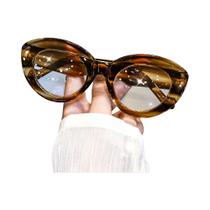 Óculos De Leitura Unissex Retrô Estilo Gatinho Com Dobradiça De Mola, Armação Oval Transparente,