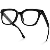 Óculos de luz azul com bloqueador de luz UV e azul de grandes dimensões