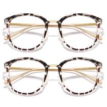 Óculos de luz azul Cyxus, pacote com 2 unidades femininas, antifadiga ocular