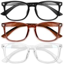 Óculos de luz azul Gaoye Stylish para mulher, pacote com 3 Óculos de luz azul Gaoye Stylish para mulher, pacote com 3