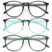 Óculos de luz azul IBOANN Iconic para mulheres e homens (pacote com 3) Óculos de luz azul IBOANN Iconic para mulheres e homens (pacote com 3)