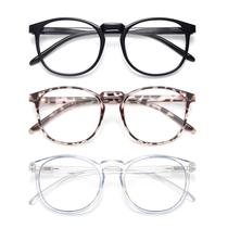 Óculos de luz azul IBOANN Iconic para mulheres e homens (pacote com 3) Óculos de luz azul IBOANN Iconic para mulheres e homens (pacote com 3)