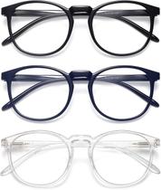 Óculos de luz azul IBOANN Iconic para mulheres e homens (pacote com 3) Óculos de luz azul IBOANN Iconic para mulheres e homens (pacote com 3)