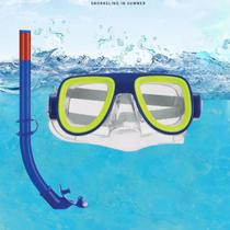 Oculos de Mergulho Máscara de Mergulho e Snorkel Óculos Piscina Banho Praia Infantil - COMERCIAL MARCO FERRARI ENVIO