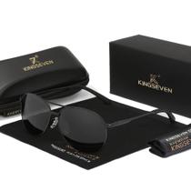 Óculos de Moda KINGSEVEN - Leves e Estilosos, Armação em Aço Inoxidável