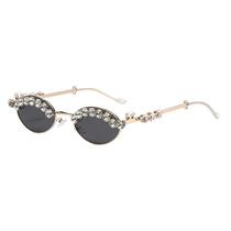 Óculos de moda, strass oval, cristal, moda para festas Óculos de moda, strass oval, cristal, moda para festas