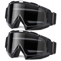 Óculos de motocross MAMBAOUT Adult Dirt Bike, pacote com 2 unidades UV400