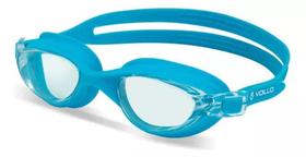 Óculos De Natação Adulto Antiembaçante Vollo Wide Vision Cor Azul