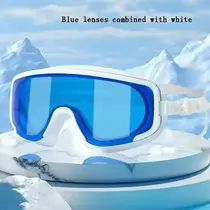 Óculos De Natação Antiembaciamento E AntiUV Para Jovens E Adultos Tampões De Ouvido Óculos De Natação Antiembaciamento E AntiUV Para Jovens E Adultos Tampões De Ouvido