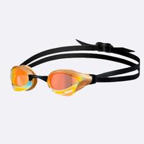Oculos de Natação Arena Cobra Core Swipe Mirror Amarelo e Dourado