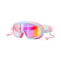 Óculos De Natação Coloridos Para Crianças HD Antiembaçante Anti UV Ajustáveis De Silicone