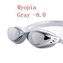 Óculos de Natação com Grau Miopia Cinza - Ruihe