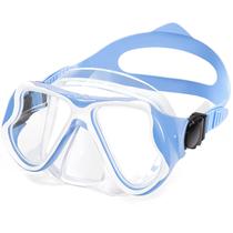 Óculos de natação Freela Kids com capa nasal para crianças de 3 a 14 anos, azul