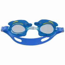 Óculos de Natação Infantil Antiembaçante Golfinho Azul Mor