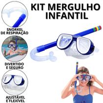 Óculos De Natação Infantil Máscara De Mergulho Para Criança Snorkel Mergulho Snokel Praia Piscina