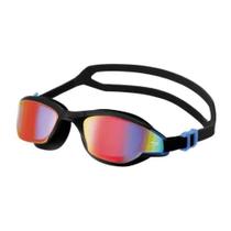 Óculos De Natação Modelo Flow Preto Rainbow Speedo Treinamento Competição Ante Embaçante Nadador