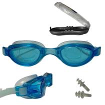Oculos de Natacao pro Lentes Antiembacante Adulto com Estojo Bel