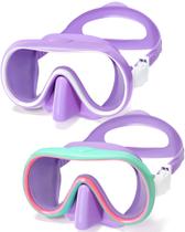 Óculos de natação Seago Kids com capa nasal de 6 a 14 anos, pacote com 2 Óculos de natação Seago Kids com capa nasal de 6 a 14 anos, pacote com 2
