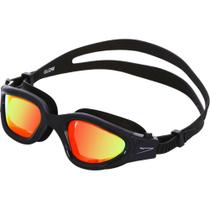 Óculos De Natação Speedo Glow Unissex Preto Vermelho Óculos De Natação Speedo Glow Unissex Preto Vermelho