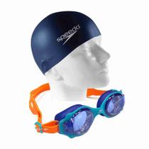 Óculos de Natação Speedo Infantil Lappy KidSplash + Touca Óculos de Natação Speedo Infantil Lappy KidSplash + Touca