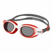 Óculos de Natação Speedo Swim Neon Unissex 509224-461188 Cinza/Vermelho