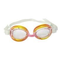 Óculos de Natação Split Infantil Rosa e Amarelo Nautika 113100