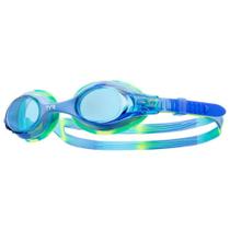 Óculos de natação TYR Swimple Tie Dye para crianças azul/verde de 3 a 10 anos