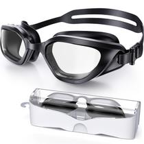 Óculos de natação Vegemono Anti-Fog UV400 com proteção para adultos/jovens