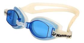 Óculos De Natação Vortex 4.0 Linha Fitness Hammerhead Proteção Uv - Azul/transparente