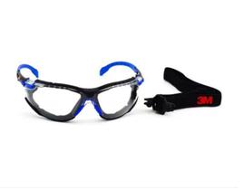 Oculos de Proteção 3M Solus 1000 Com Espuma e Tira Elástica