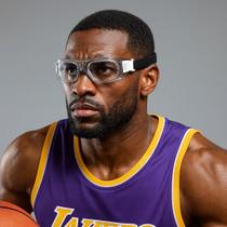 Óculos de proteção adulto p/ futebol esportes aceita grau d