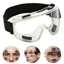 Óculos De Proteção Ampla Visão Vvision Incolor Antirrisco e Antiembaçante Volk
