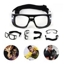 Óculos De Proteção Esporte Futebol Basquete Aceita Grau Novo - Lolla Trends