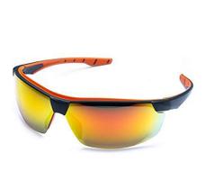 Óculos de proteção esportivo steelflex neon espelhado corrida ciclismo motocross trilha bike skate futvoley