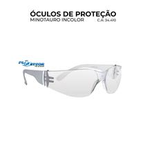 Óculos de Proteção Incolor Transparente Alta Durabilidade