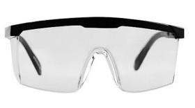 Oculos de Proteção Individual Segurança Incolor Lentes Filtram 99% Da Radiação Uva E Uvb Alto Impacto Regulagem Ajuste 4