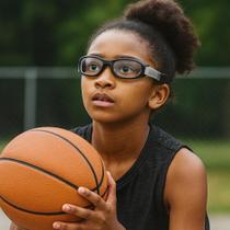 Óculos de proteção infantil p/ futebol esportes aceita grau d