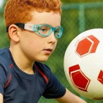 Óculos de proteção infantil p/ futebol esportes aceita grau d